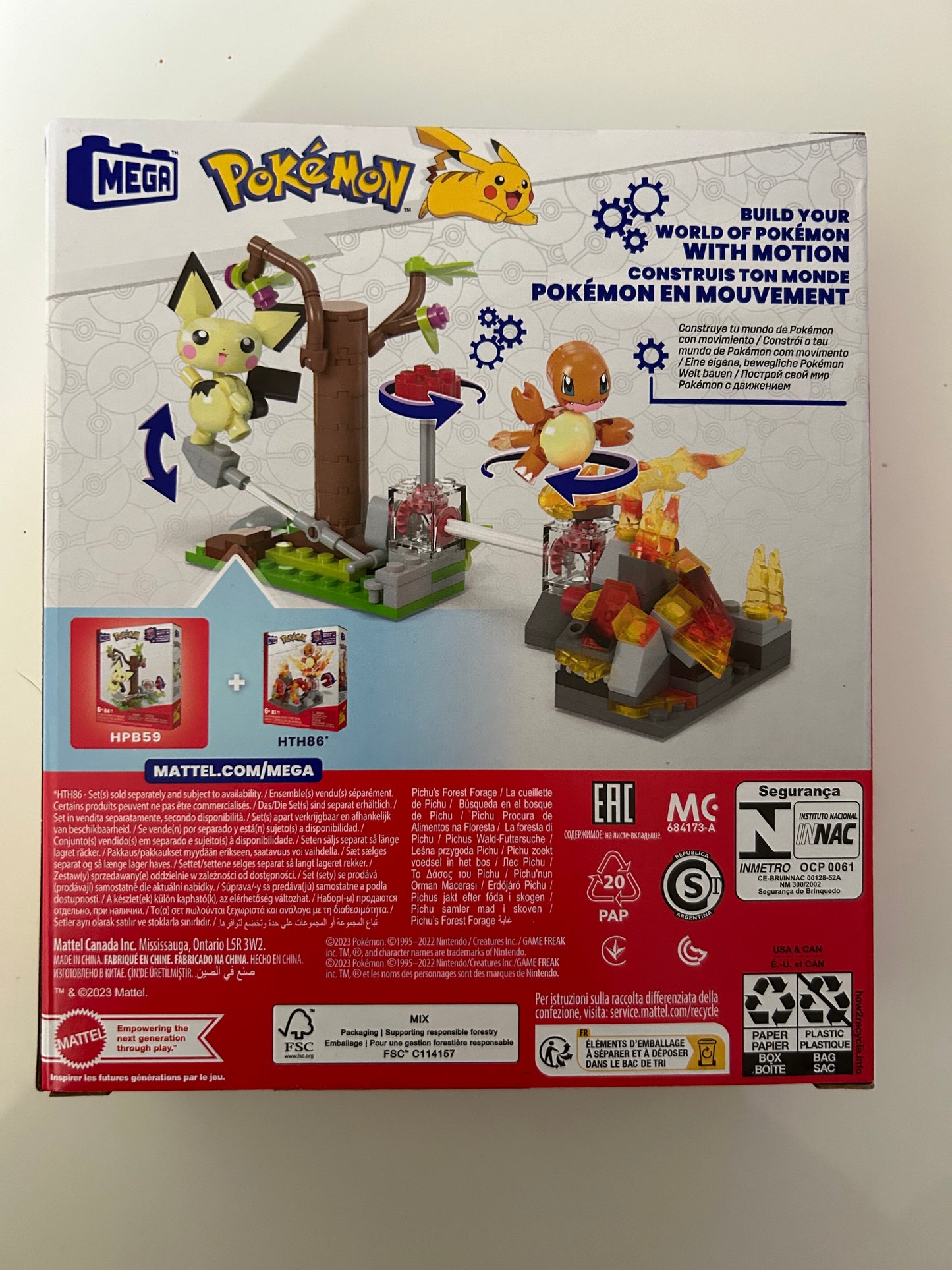 MEGA Pokémon Pikachu Klemmbausteine