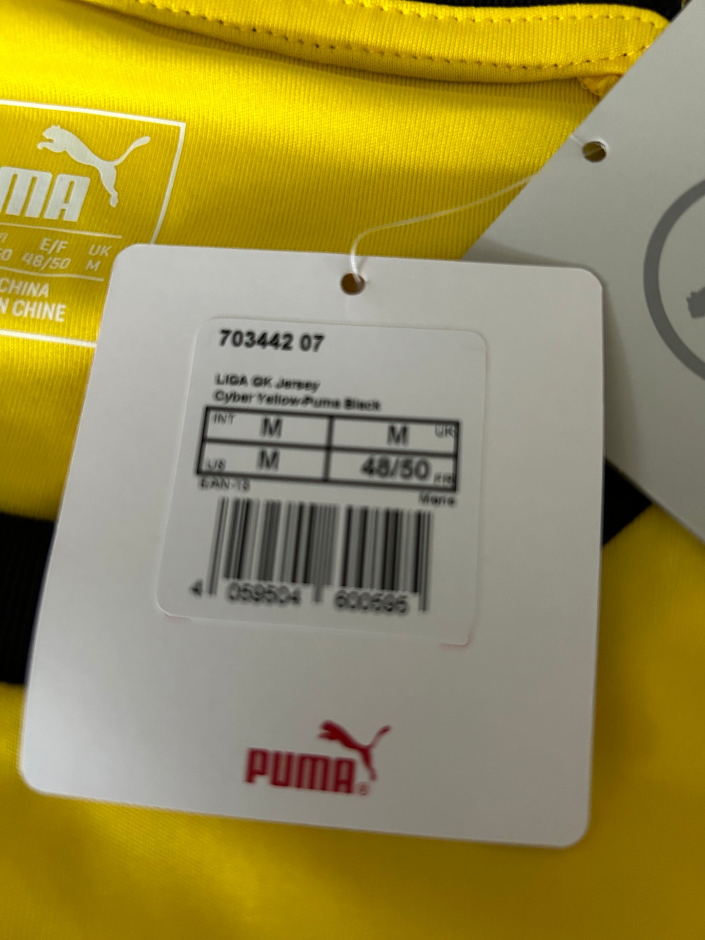 Puma Langarmshirt/Sportshirt, Langarm Trikot mit Etikett Größe M