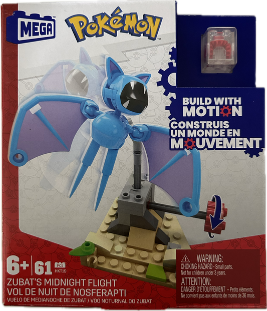 MEGA Pokémon Zubat Klemmbaustein